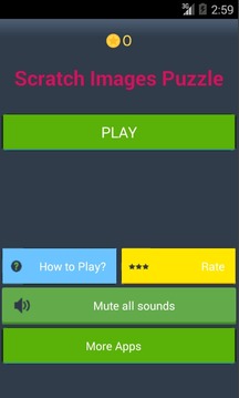 Scratch Images Puzzle Mania游戏截图1