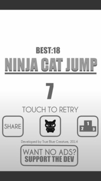 Ninja Cat Jump游戏截图1