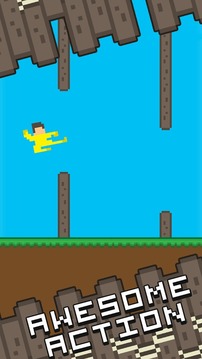 Flappy Bruce Lee游戏截图5