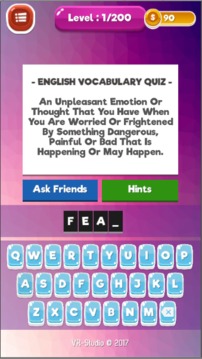 Guess the Words : English Vocabulary Quiz游戏截图4