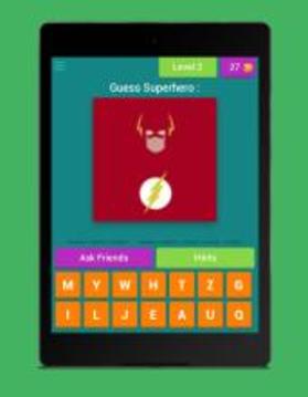 Guess Quiz for Superhero游戏截图3