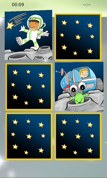Astronaut Boy Memory Puzzle游戏截图5