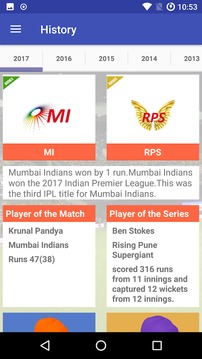 IPL 2018 Live Scores and Schedules游戏截图1