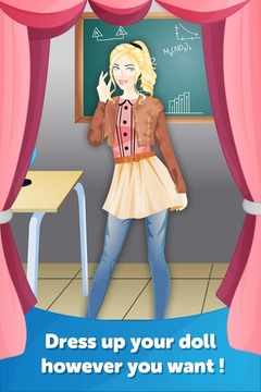 Nerd girl Dress Up Makeover游戏截图1