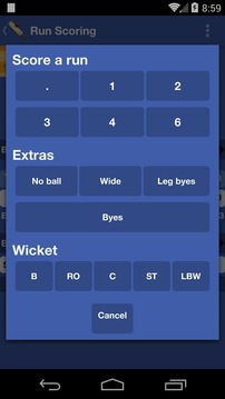 Gully Cricket Scorer游戏截图5