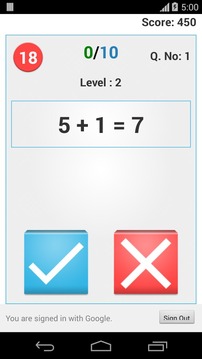 Simple Math Game游戏截图2