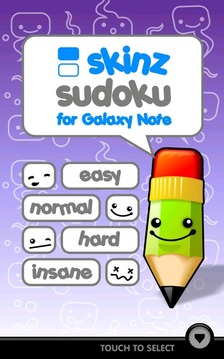 Skinz Sudoku for Galaxy Note游戏截图2