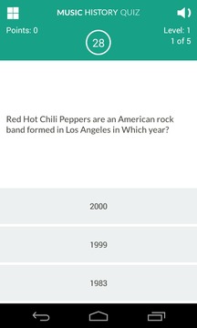 Music History Quiz Game游戏截图3