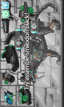 Dino Robot - Smilodon Black游戏截图1