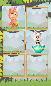 Easter Bunny Memory Puzzle游戏截图5