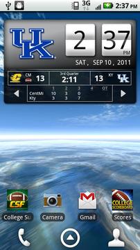 Kentucky Wildcats Live Clock游戏截图5