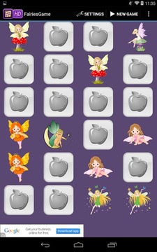 Fairies Memory Game For Kids游戏截图5