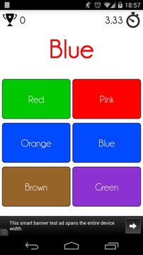 Tap the color (not the word!)游戏截图1