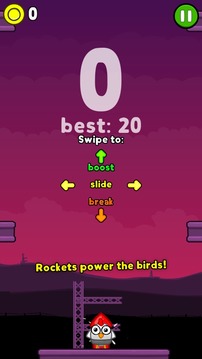 Rocket Bird Dash游戏截图2