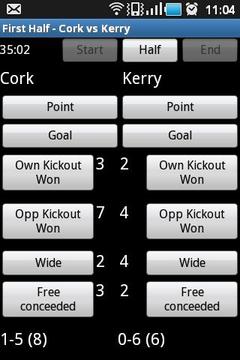 GAA Football Stats Recorder游戏截图2