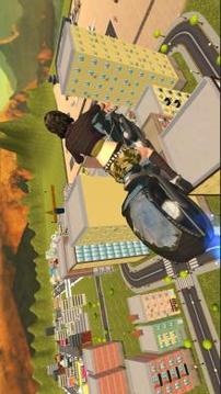 Flying Moto Bike City Ride 3D游戏截图2