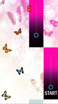 magic piano tiles pink butterfly游戏截图3