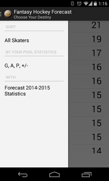 Fantasy Hockey Forecast游戏截图1