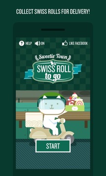 SwissRoll to Go - Sweetie Town游戏截图1