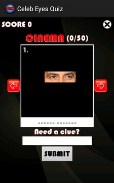 Celeb Eyes Quiz (Ads)游戏截图3