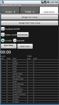 Lacrosse Stats Lite游戏截图2