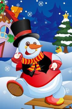 Funny Snowman Dress Up游戏截图1