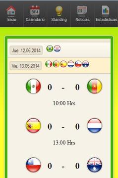 Mundial Brasil 2014 en Español游戏截图1