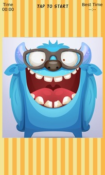 Cute Monster Sliding Puzzle游戏截图1