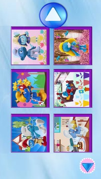 Little Smurfs Jigsaw game游戏截图5