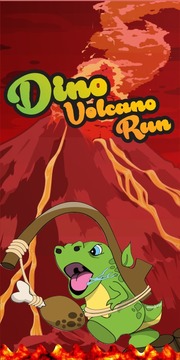 Dino Volcano Run游戏截图1