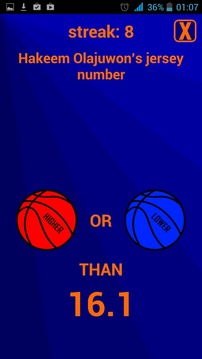 Higher or Lower: Basketball游戏截图4