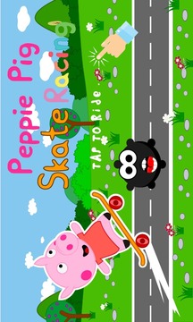 Peppie Pig Free Skate Games游戏截图1