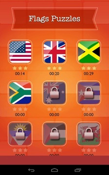 World Flags Quiz Slide Puzzle游戏截图1