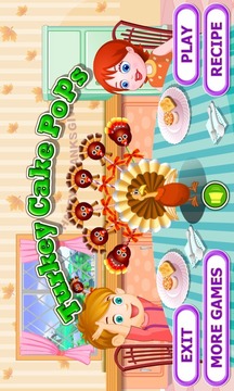 Turkey Cake Pops游戏截图1