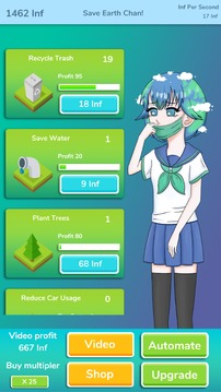 Earth Chan Idle Simulator游戏截图4