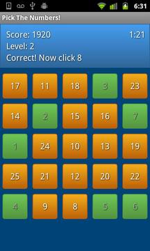 Pick The Numbers! (Free)游戏截图1