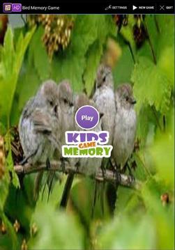 Bird Memory Game游戏截图1