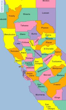 California Map Puzzle游戏截图1