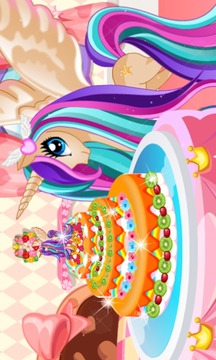 Pony Princess Cake Decoration游戏截图4
