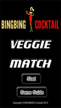 BINGBING Cocktail Veggie Match游戏截图1