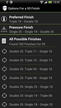 DartPro Finish Calculator游戏截图2