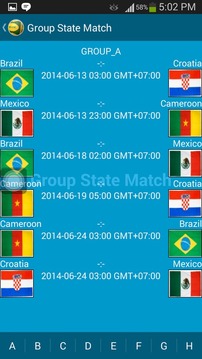 World Cup Schedule 2014游戏截图3