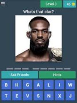 GUESS THE STAR OF UFC游戏截图5