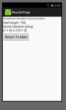 CountDown Numbers Game Solver游戏截图2