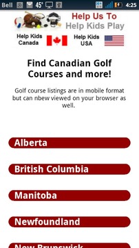 Golf Courses Canada游戏截图1