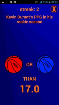 Higher or Lower: Basketball游戏截图3