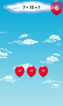 Math Balloon Trouble游戏截图2