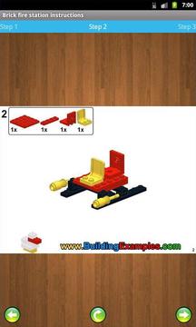 Lego fire station instructions游戏截图2