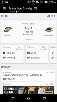 PurdueSports.com Gameday LIVE游戏截图1