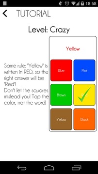 Tap the color (not the word!)游戏截图3